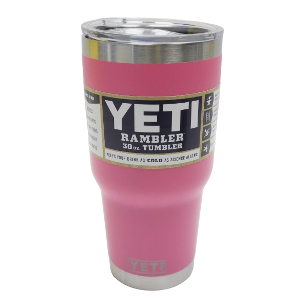 Yeti Rambler 30oz Tumblers w Magslid Lid - Power Pink