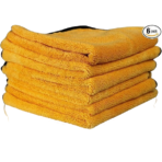 Chemical Guys MIC_507_06 Professional Grade Premium Microfiber Towel, Gold (16 in. x 24 in.) (Pack of 6)